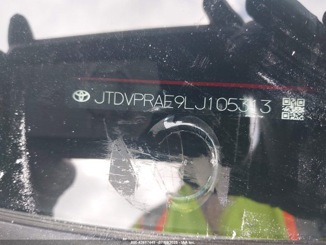 JTDVPRAE9LJ105313 Toyota 2zr-fae