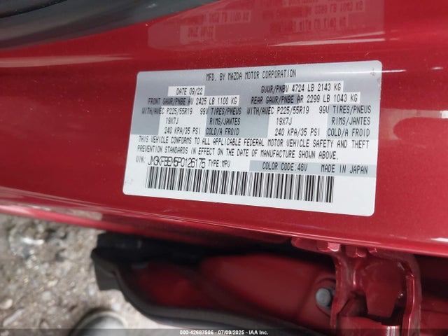 Mazda pyud 2023 JM3KFBEM5P0126175 Image 9