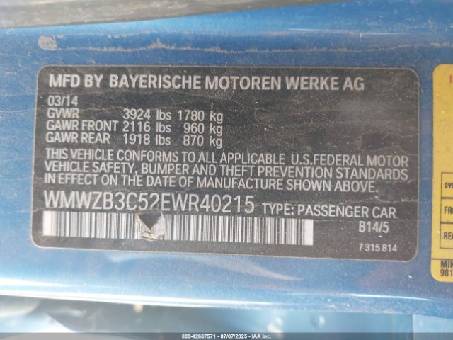 2014 MINI COUNTRYMAN WMWZB3C52EWR40215 Photo 8