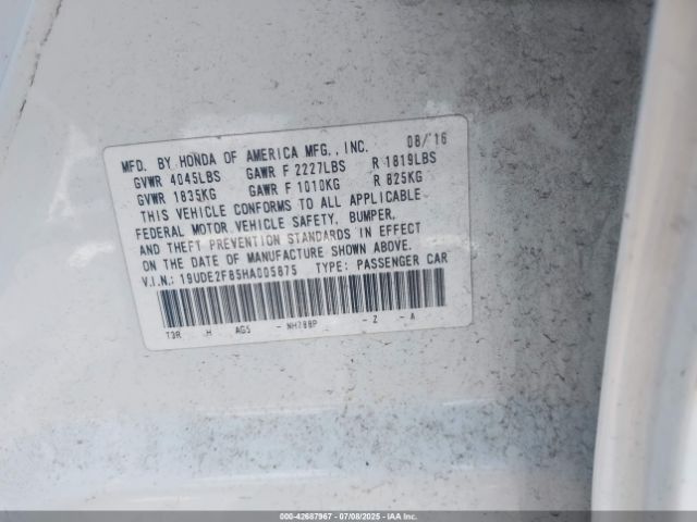 2017 ACURA ILX 19UDE2F85HA005875 Photo 8