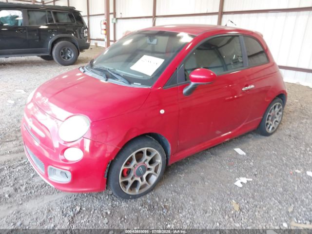 2012 FIAT 500 3C3CFFBR9CT190421 Photo 1