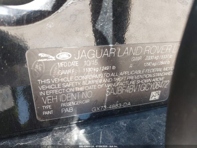 2016 JAGUAR XF SAJBF4BV1GCY08472 Photo 8