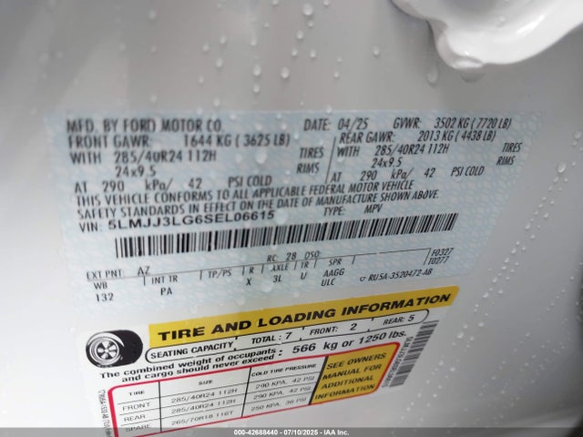 5LMJJ3LG6SEL06615 Lincoln gtdi