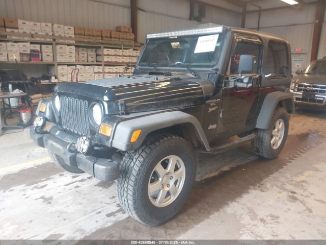 2001 JEEP WRANGLER 1J4FA49S91P341984 Photo 1