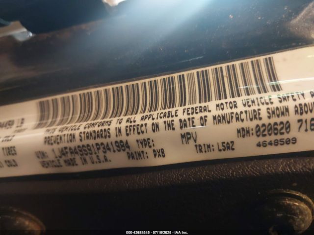 2001 JEEP WRANGLER 1J4FA49S91P341984 Photo 8