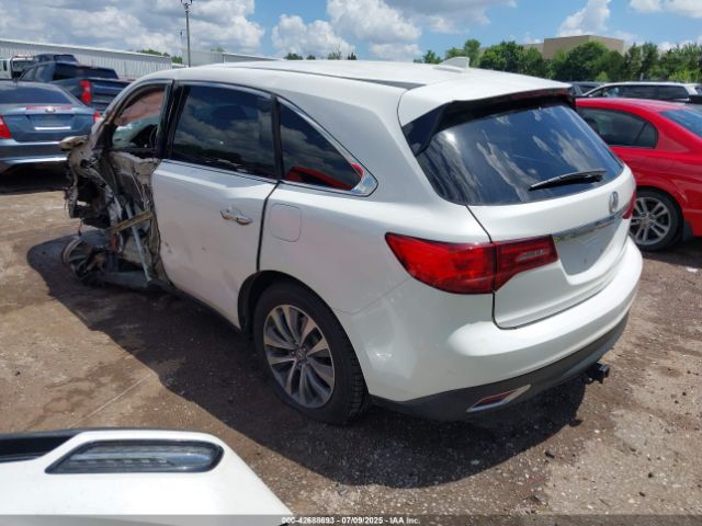 2014 ACURA MDX 5FRYD3H44EB004334 Photo 2