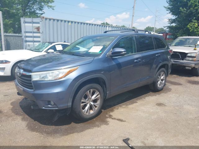 2015 TOYOTA HIGHLANDER 5TDZKRFH0FS117490 Photo 1