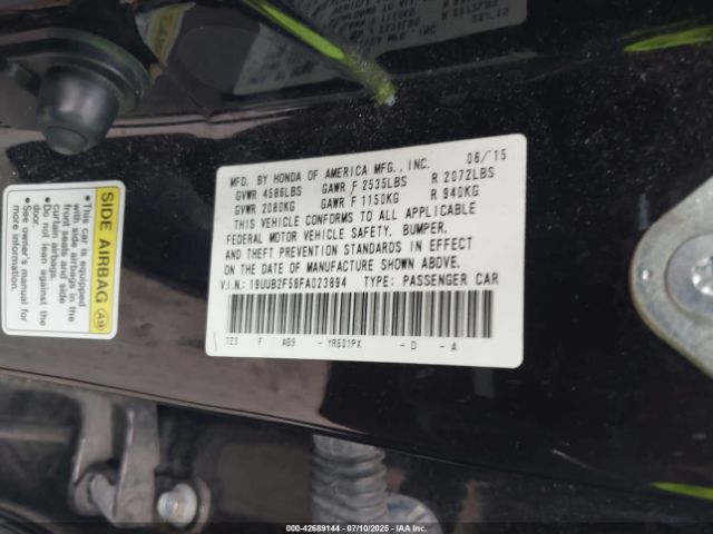 2015 ACURA TLX 19UUB2F56FA023894 Photo 8