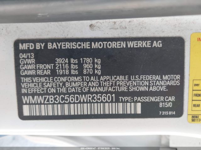 2013 MINI COUNTRYMAN WMWZB3C56DWR35601 Photo 8