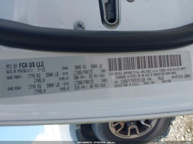 2015 RAM 1500 1C6RR7YT0FS751169 Photo 8