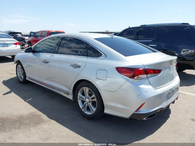2018 Hyundai Sonata Sport მანქანა იყიდება აუქციონზე, vin: 5NPE34AF8JH668091, აუქციონის ნომერი: 42689315