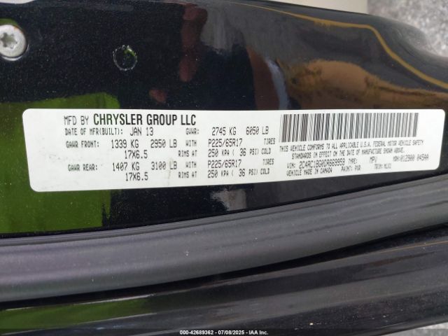 2013 CHRYSLER TOWN & COUNTRY 2C4RC1BG0DR669959 Photo 8