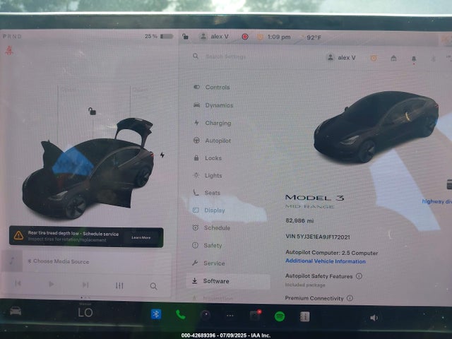 2018 TESLA MODEL 3 5YJ3E1EA9JF172021 Photo 6