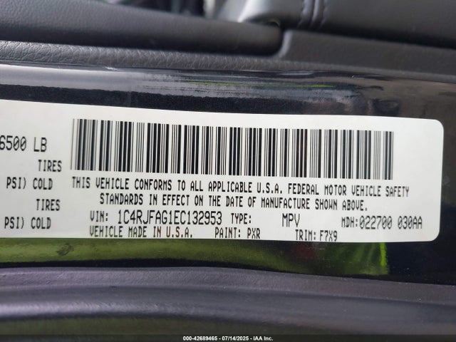Jeep 2014 2014 1C4RJFAG1EC132953 Image 9
