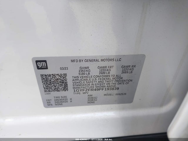 2023 CADILLAC XT4 1GYFZFR49PF193839 Photo 8