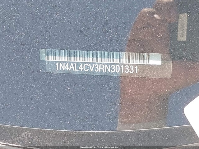1N4AL4CV3RN301331 Nissan Altima Sr Vc-turbo Fwd
