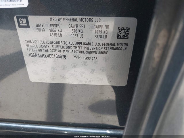 2014 CADILLAC ATS 1G6AA5RX4E0104676 Photo 8