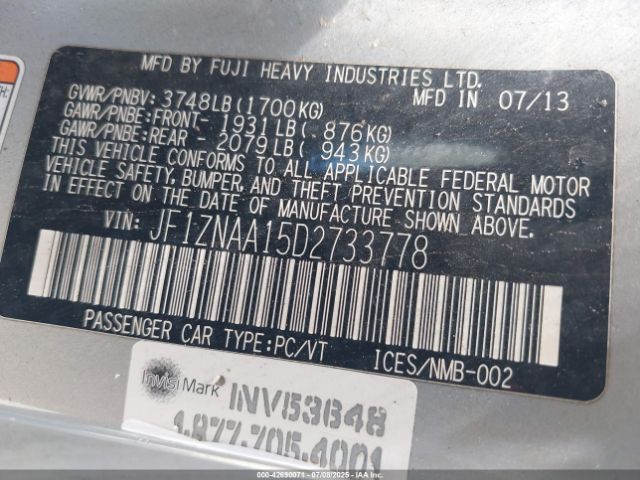 2013 SCION FR-S JF1ZNAA15D2733778 Photo 8