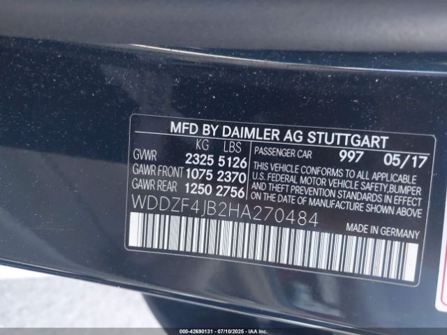 2017 MERCEDES-BENZ E 300 WDDZF4JB2HA270484 Photo 8