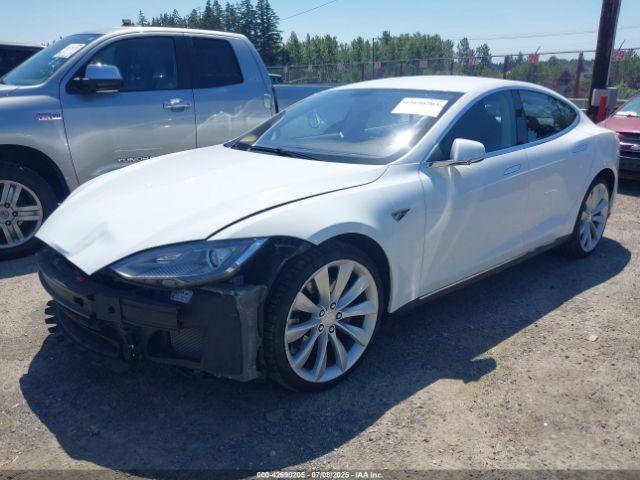 2014 TESLA MODEL S 5YJSA1H18EFP29428 Photo 1