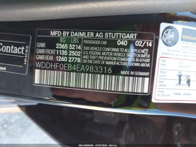 2014 MERCEDES-BENZ E 250 BLUETEC WDDHF0EB4EA983316 Photo 8