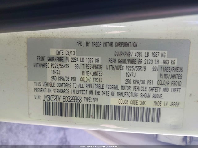 JM3KE2DY1E0329388 Mazda py