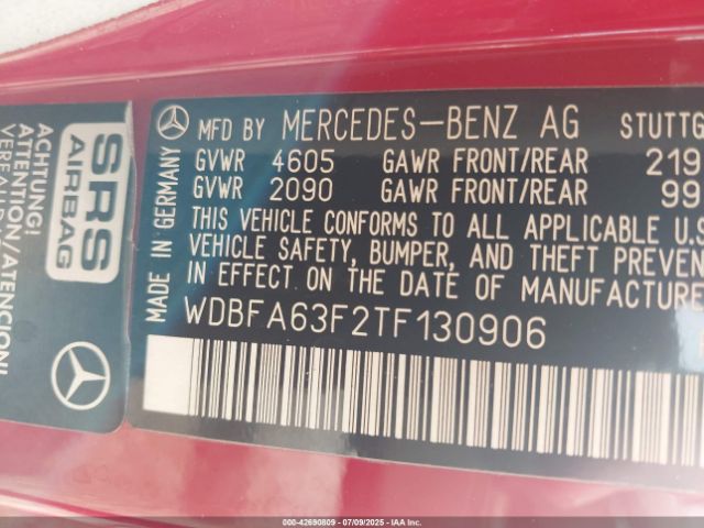 1996 MERCEDES-BENZ SL WDBFA63F2TF130906 Photo 8