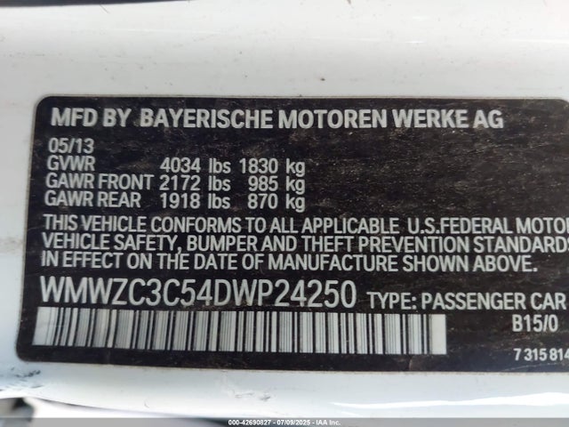 2013 MINI COUNTRYMAN WMWZC3C54DWP24250 Photo 8