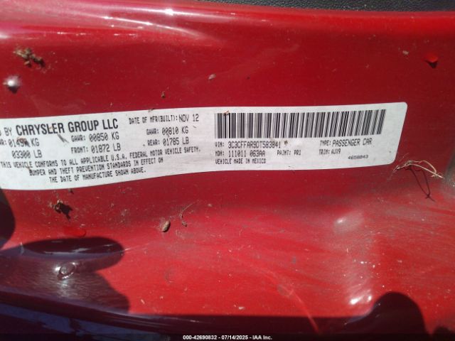 2013 FIAT 500 3C3CFFAR9DT583841 Photo 8