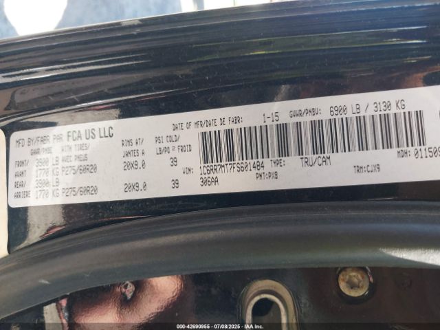 2015 RAM 1500 1C6RR7MT7FS601484 Photo 8