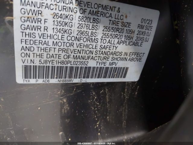 2023 ACURA MDX 5J8YE1H80PL023552 Photo 8