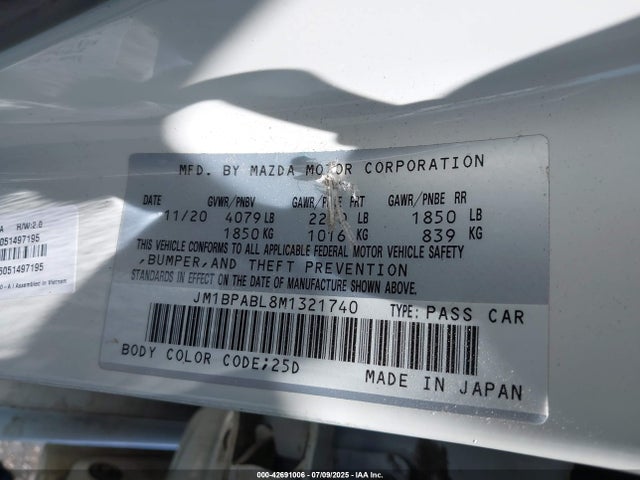 Mazda py 2021 JM1BPABL8M1321740 Image 9