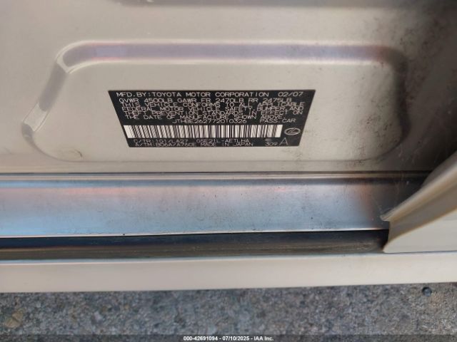 2007 LEXUS IS 350 JTHBE262772010326 Photo 8