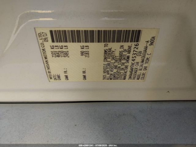 2017 NISSAN MAXIMA 1N4AA6AP7HC453726 Photo 8