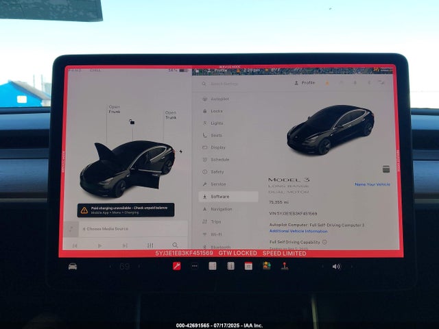 2019 TESLA MODEL 3 5YJ3E1EB3KF451569 Photo 6