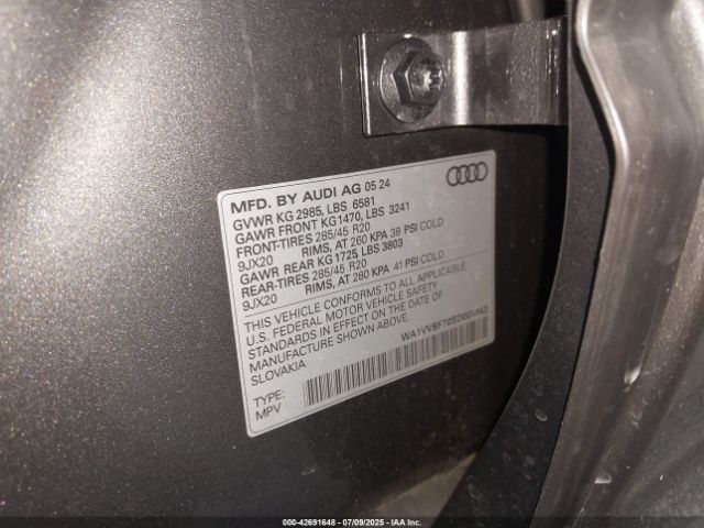2025 AUDI Q7 WA1VVBF70SD005843 Photo 8
