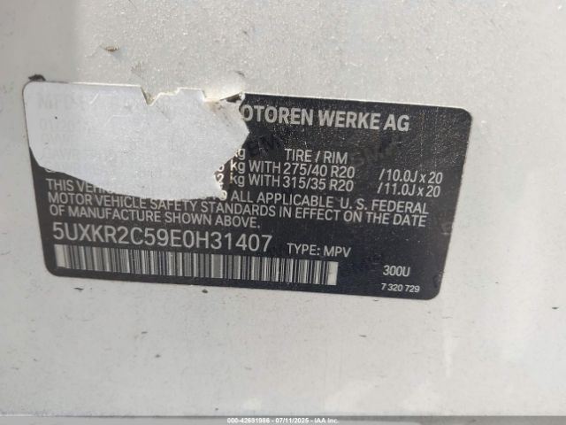 2014 BMW X5 5UXKR2C59E0H31407 Photo 8