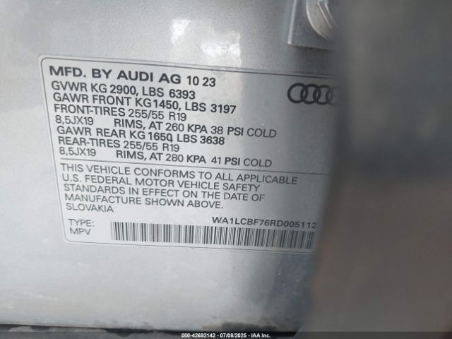 2024 AUDI Q7 WA1LCBF76RD005112 Photo 8