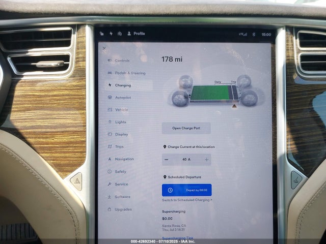 Tesla 3 phase a/c induction (dual motor) 2015 5YJSA1E24FF114132 Image 17