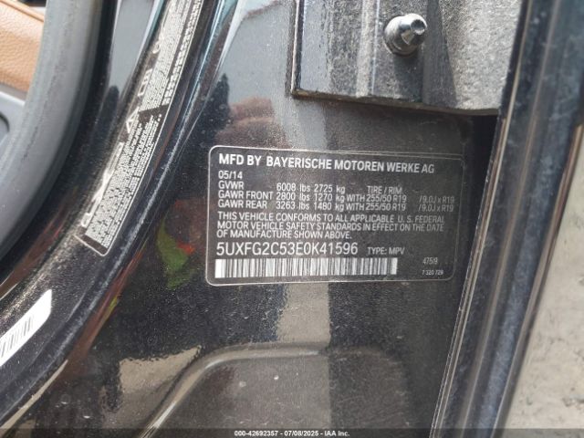 2014 BMW X6 5UXFG2C53E0K41596 Photo 8