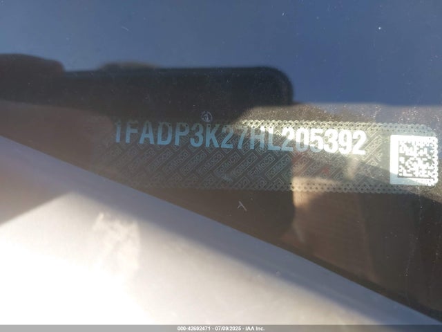 1FADP3K27HL205392 Ford 2.0l gdi
