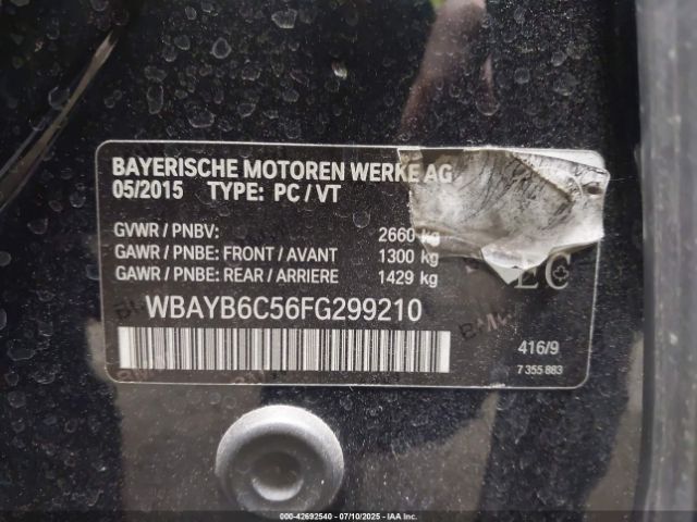 2015 BMW 750I WBAYB6C56FG299210 Photo 8