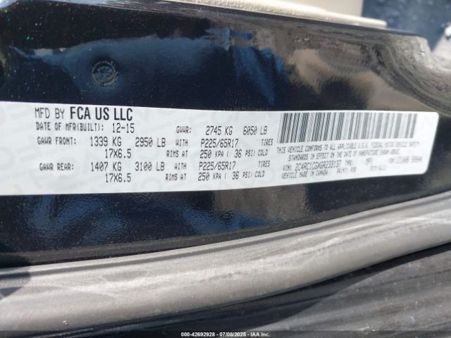 2016 CHRYSLER TOWN & COUNTRY 2C4RC1CGXGR233137 Photo 8