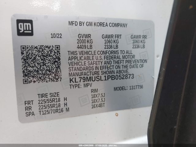 2023 CHEVROLET TRAILBLAZER KL79MUSL1PB052873 Photo 8