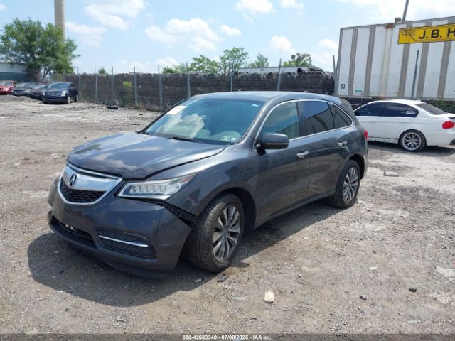 2014 ACURA MDX 5FRYD4H45EB037428 Photo 1