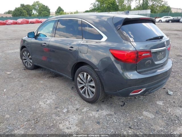 2014 ACURA MDX 5FRYD4H45EB037428 Photo 2