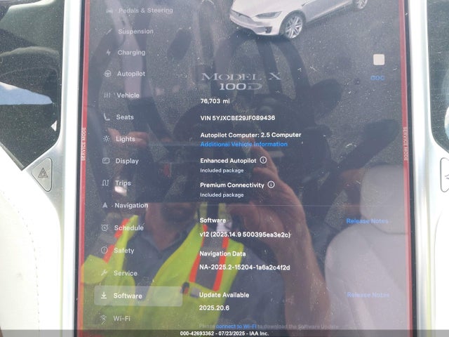 2018 TESLA MODEL X 5YJXCBE29JF089436 Photo 6