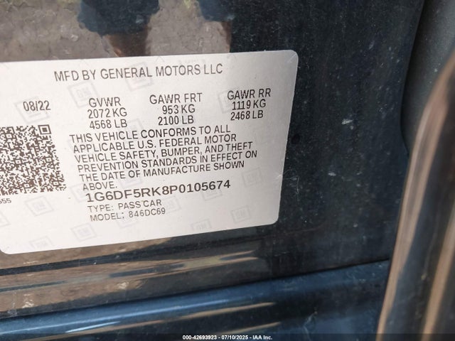 2023 CADILLAC CT4 1G6DF5RK8P0105674 Photo 8