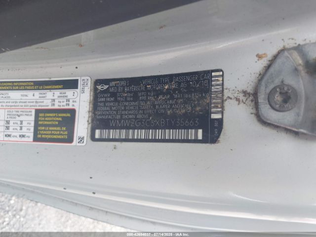 2011 MINI COOPER S CLUBMAN WMWZG3C5XBTY35663 Photo 8