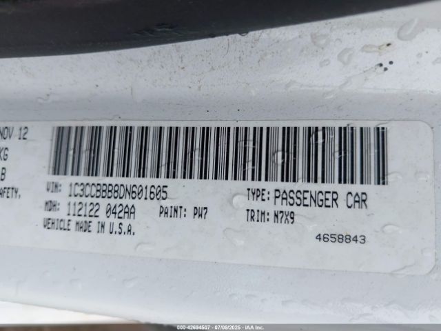 2013 CHRYSLER 200 1C3CCBBB8DN601605 Photo 8